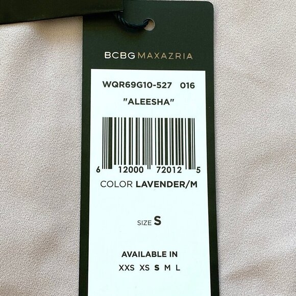 NWT BCBG MAXAZRIA Sleeveless Chiffon Dress Shift Dusty Rose - Picture 8 of 12